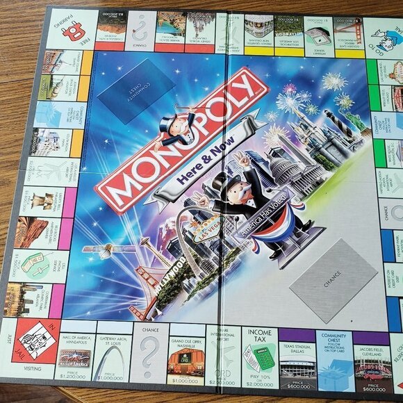 Monopoly Here & Now Edition America Has Voted Board Game COMPLETE Family Fun - Picture 3 of 11